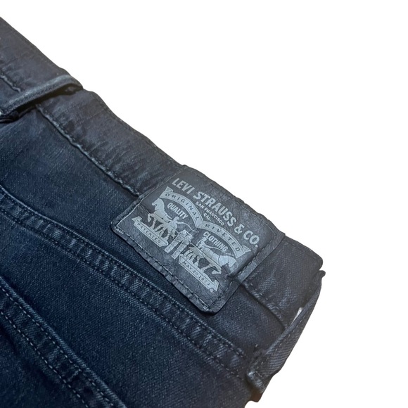 Levi’s Black Denim Shorts with Pattern Men’s W34 - Picture 4 of 4